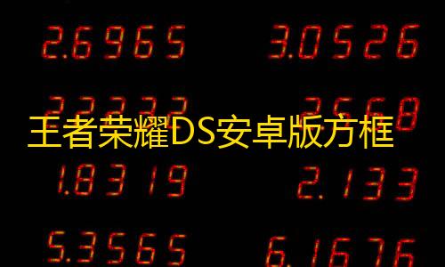 王者荣耀DS安卓版方框绘制32位辅助 V5.27视频渲染